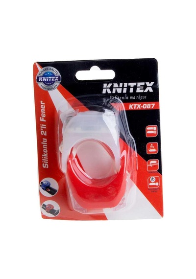 Knitex Silikonlu Bisiklet Feneri Stop Lambası 2'Li