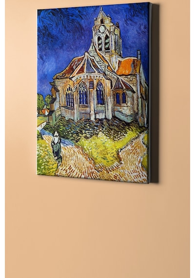 Webstyle Sayılarla Boyama Seti Kasnaklı Van Gogh Auvers'deki Kilise 40 X 50 Cm