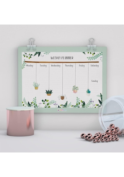 Haftalık, Günlük Planlayıcı Set - 50 Sayfa Tarihsiz Masaüstü Planner - Gençler, Kızlar, Yetişkinler İçin To Do List - 3 Parça - Green Serisi Çok Renkli Haftalık, Günlük Planlayıcı Set - 50 Sayfa Tarihsiz Masaüstü Planner - Gençler, Kızlar, Yetişkinler İçin To Do List - 3 Parça - Green Serisi Çok Renkli