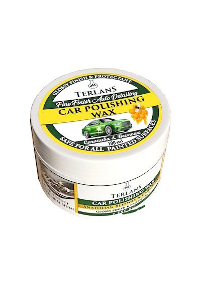 Terlans Uv Korumalı Araç Parlatıcı Koruyucu Vaks 100 ML + Mikrofiber Bez