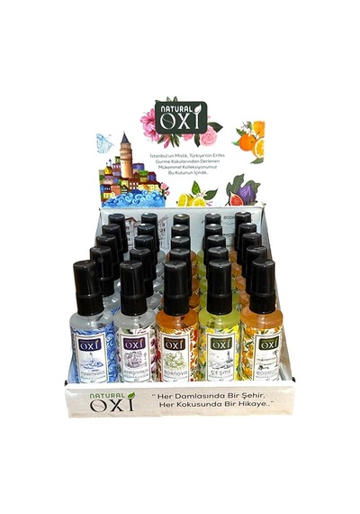 Oxi Natural Premium Kolonya 50ml. - Türkiye Kokuları Koleksiyonu 25 Li Stand