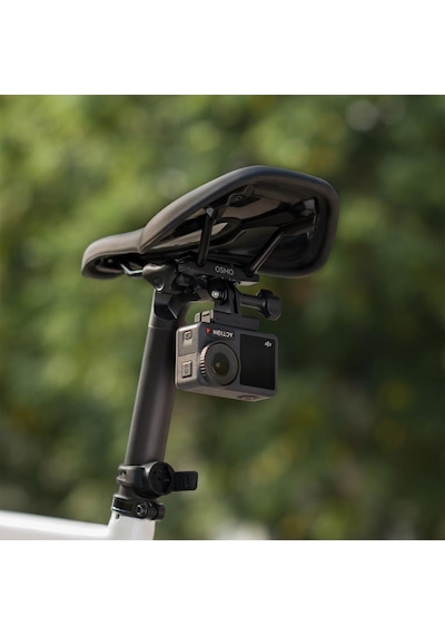 Djı Osmo Action Bike Seat Rail Mount Bisiklet Sele Altı Kamera Aparatı Siyah