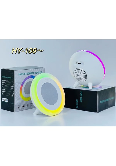 Hy106 Rgb Işıklı Taşınabilir Mini Bluetooth Speaker