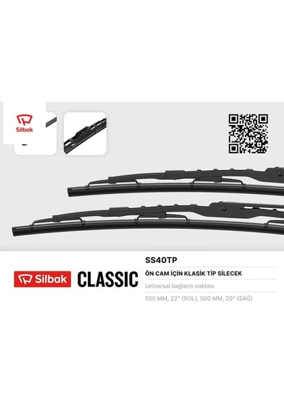 Silecek Süpürgesi 550/500mm Mgn-xsara-p306-brava-bravo-mondeo-connect 02 13 T12-t15 92 00 Sılbak 6u7j S17528 Aa/ 2t1a