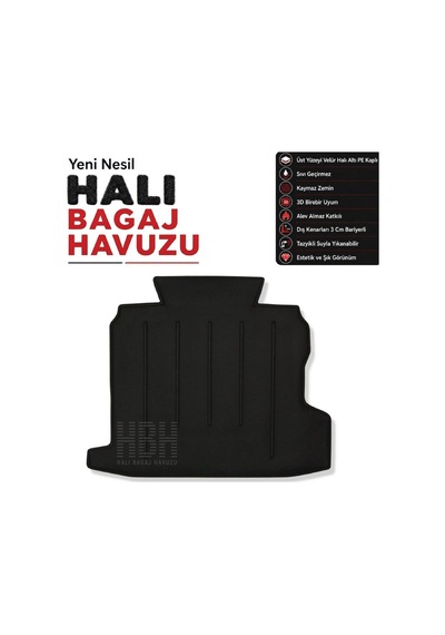 Opel Astra H Sedan Halı Bagaj Havuzu 2004-2012 Arası