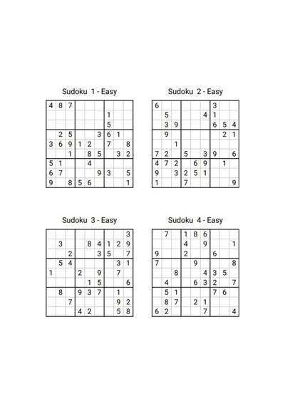 Yeni Başlayanlar İçin 9x9 Sudoku Kitabı 360 Su Doku
