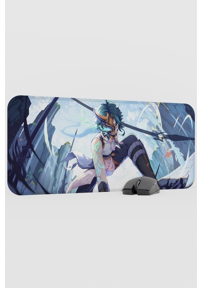 Xiao Genshin Impact Anime Gacha V4 - 70x30 Xl Gaming Mouse Pad Fare Altlığı