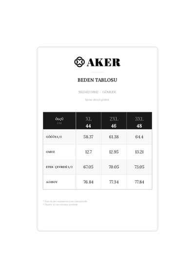 Aker İşlemeli Cotton Gömlek Beyaz Beyaz