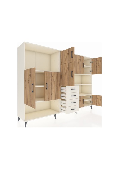 Hyperion Dolap 9 Raflı 4 Çekmeceli 8 Kapaklı 220x44x163 Aytaşı-ça Aytaşı-çam/aytaşı Hyperion Dolap 9 Raflı 4 Çekmeceli 8 Kapaklı 220x44x163 Aytaşı-ça Aytaşı-çam/aytaşı