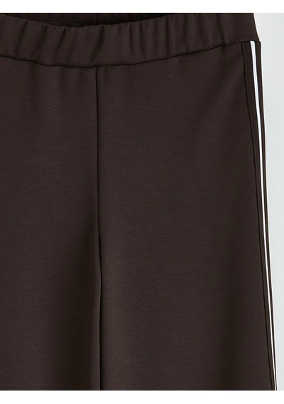 Lc Waikiki Kahverengi Beli Lastikli Soft Touch Kadın Eşofman Altı