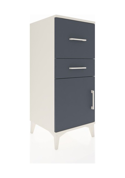 Hyperion Komodin 2 Çekmeceli Tek Kapaklı 44x44x106 Aytaşı-ant... Aytaşı
