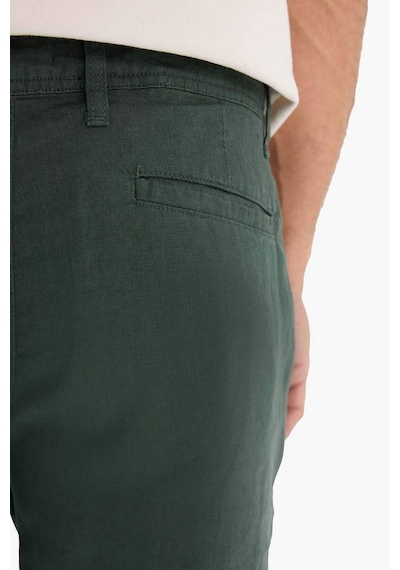 DeFacto %100 Keten Regular Fit Yazlık Bermuda Şort D9931AX25SMKH498 DeFacto %100 Keten Regular Fit Yazlık Bermuda Şort D9931AX25SMKH498