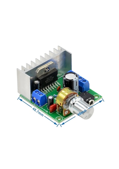 Tda7297 Ses Yükseltici Amfi Devresi 12v 2x15w Çift Kanallı