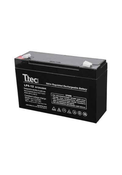 Ttec 6v 12 Ah Kuru Bakımsız Akü