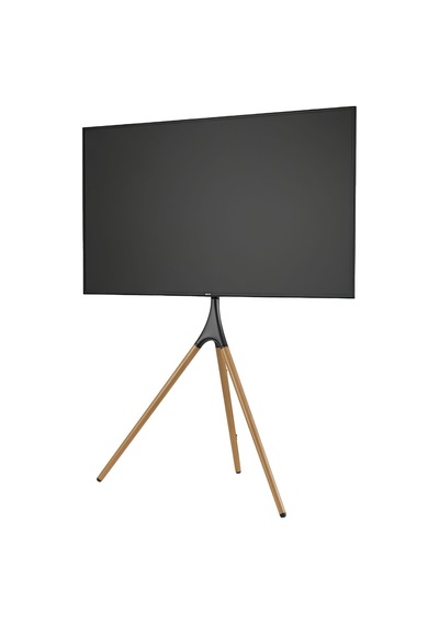 Npo Std1246f 45"-65" Vesa Uyumlu Ahşap Ayaklı 360 Dönebilen Dekoratif Taşınabilir Tv Standı