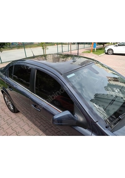 Opel Astra H Sedan Paslanmaz Krom Cam Çıtası 4 Parça 2004-2011