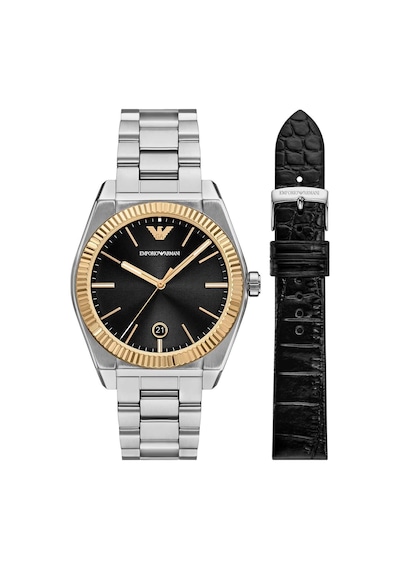 Emporio Armani Ar80077set Kol Saati Metalik Gri