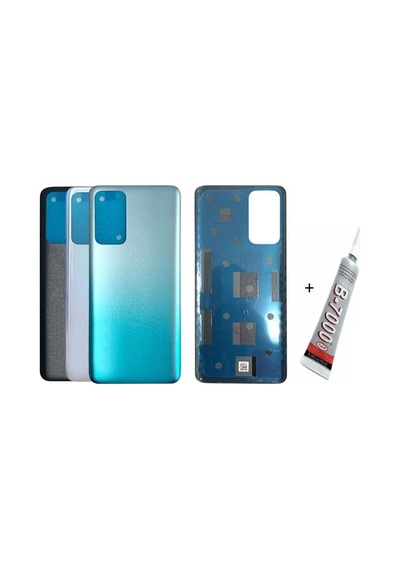 Erdo Ticaret Redmi Note 11 Uyumlu Arka Batarya Pil Kapağı Siyah B7000 15 Ml Yapıştırıcı Erdotıca