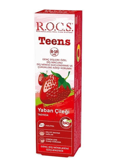 Mey İthalat .teen Yaban Çileği Diş Macunu 8-18 Yaş 60 Ml Renkli