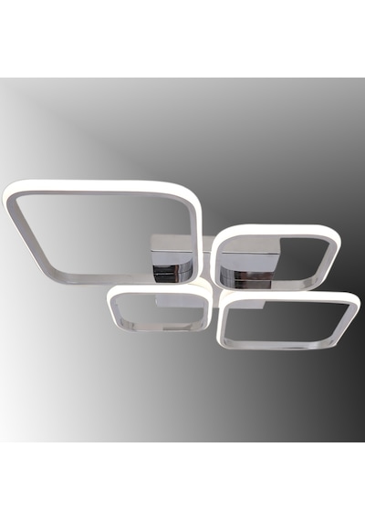 Tt050-kr Tt Aydınlatma Krom Kaplama 4 Lü Led Gün Işığı Avize Krom