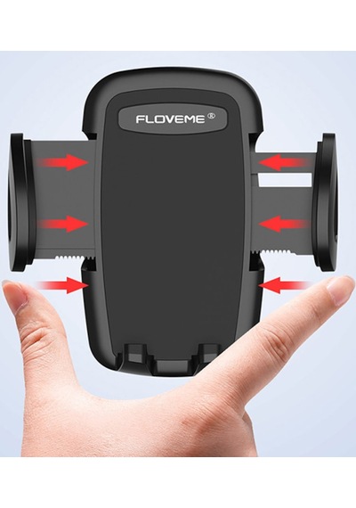 Floveme Teleskopik Cep Telefonu Araba-Araç Tutucu (342644241)-Siyah