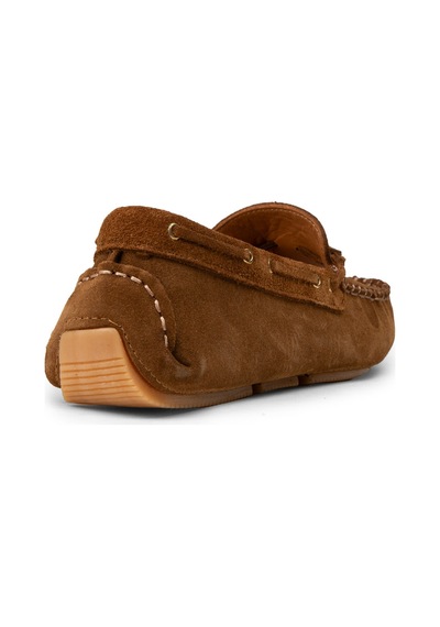 Deery Kadın Hakiki Süet Taba Rengi Püsküllü Loafer - Dl506ztbac01