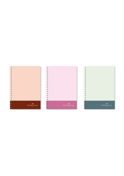 Faber-castell Defter Pp Bicolor Defter 80 Y Çiz 5075000521000 Pembe