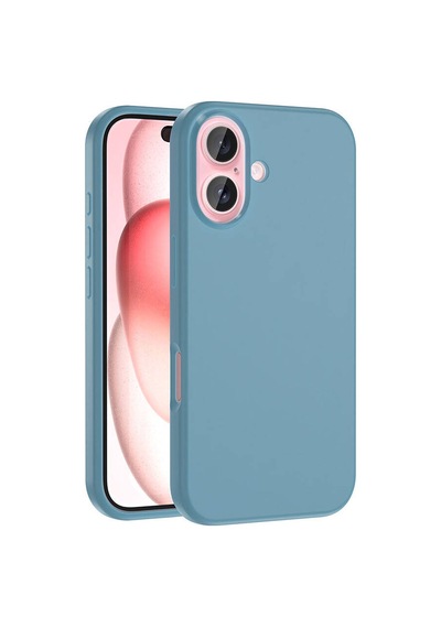 Apple iPhone Uyumlu 16 Kılıf M-safe Şarj Özellikli Sıvı Teknolojili Silinebilir Sert Zore Kivi Kapak