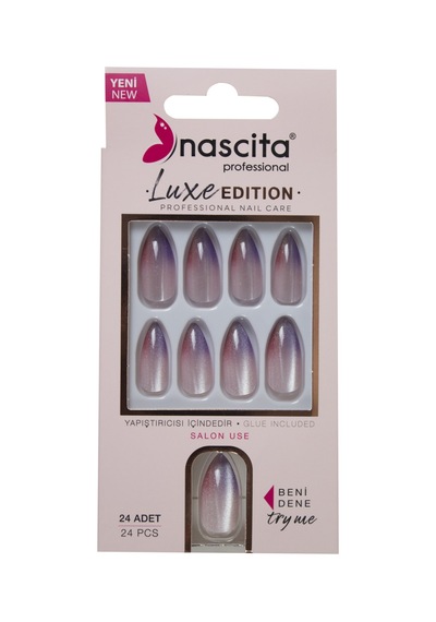 Nascita Kedi Gözü Takma Tırnak 24'lü Set Nasnaıl00239