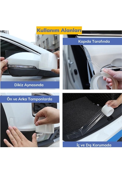 Şeffaf Su Geçirmeyen Dayanıklı Kolay Yapışan Çizilmeye Dayanıklı