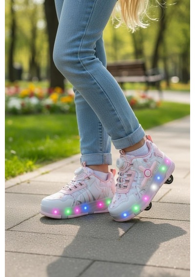 Cem Pekşen Ndrops Ptnl26 Siyah Patenli Çocuk Sneaker Pembe