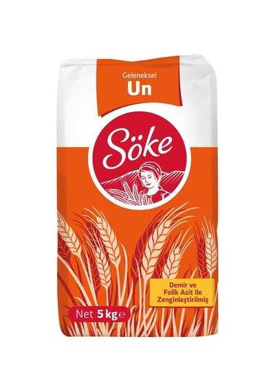 Söke Geleneksel Un 5 Kg - Demir Ve Folik Asit İle Zenginleştirilmiş Tarı