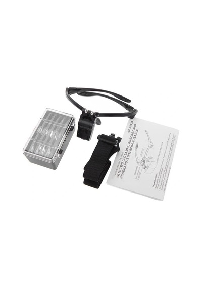 Işıklı Gözlük Büyüteç - 5 Farklı Lens 9892b