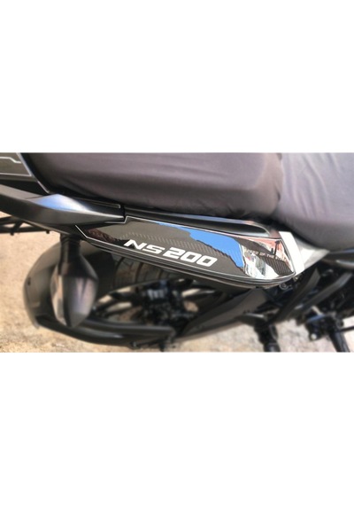 Bajaj Pulsar NS 200 Arka-Yan Kuyruk Pad Set Dark Carbon Serisi Siyah-Karbon