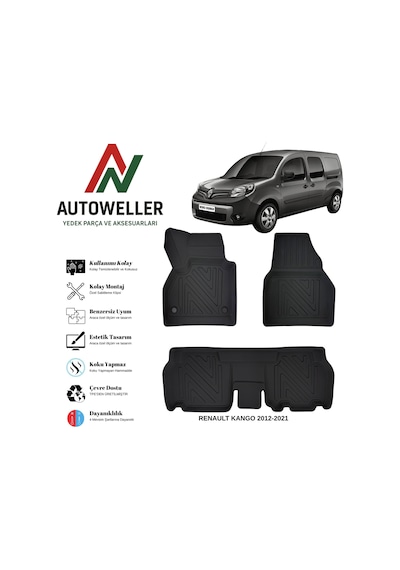 Renault Kangoo 2015-2021 Havuzlu Oto Paspas