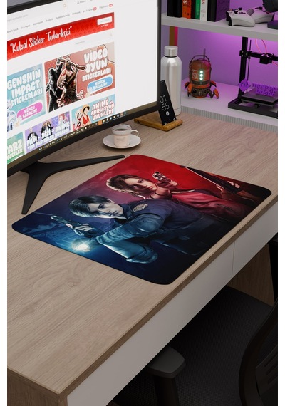 Resident Evil Kaymaz Dikişli Kauçuk Oyuncu Mousepad V5 - 48x40 Xl Gaming Mouse Pad Fare Altlığı