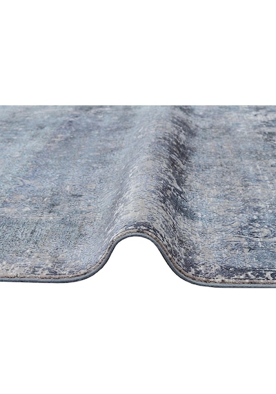 Hoom Rugs Franko Dyed Fsd 01 Marine Viskon & Akrilik Yüksek Dokulu Modern Salon Halısı Mavi