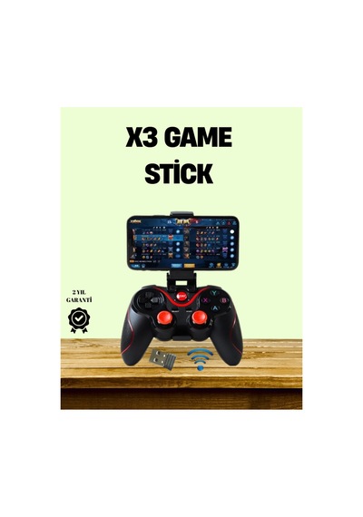 Ergonomik Tasarımlı Şarjlı Kablosuz Gamepad Çok Renkli
