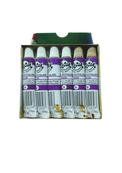 Turcan 12ml Yağlı Boya Mor 12'li