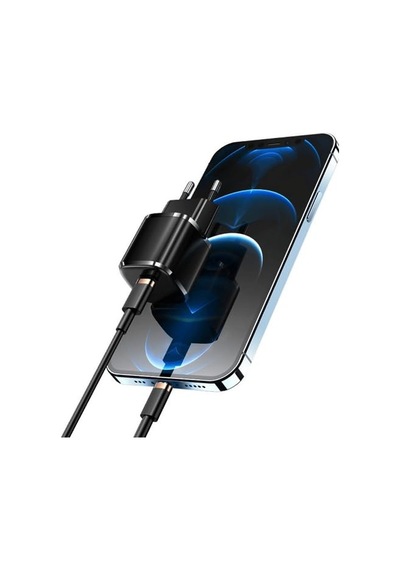 Usb-c Mini Pd Hızlı Şarj Cihazı Güç Adaptörü Ve 50 Cm Hızlı Şarj Ve Data Kablosu L23 - Tct-50 Diğer