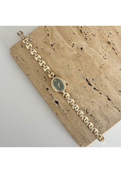 Ivory Gold Yeşil Saat