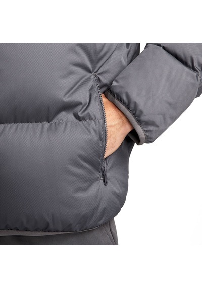 Nike Nıke Club Puffer Erkek Mont Fb7368-068 Gri