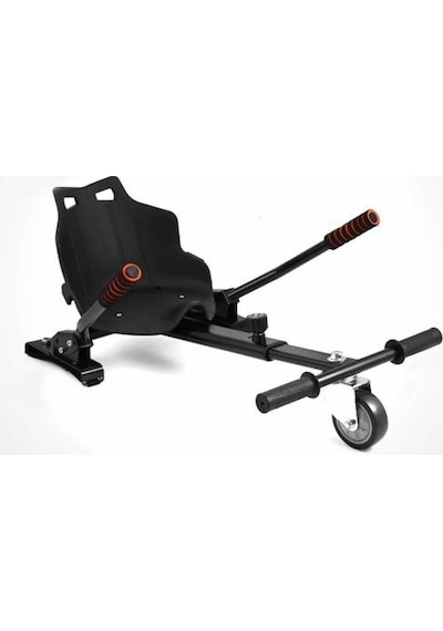 Hoverkart Elektrikli Kaykay Koltuk Smart Scooter Aparat Siyah Işıkşız Teker