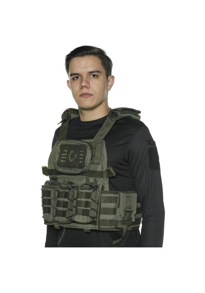 Single Sword Kasırga Tactical Balistik Plaka Takılabilen Açık Cepli Hücum Yeleği 001 Haki