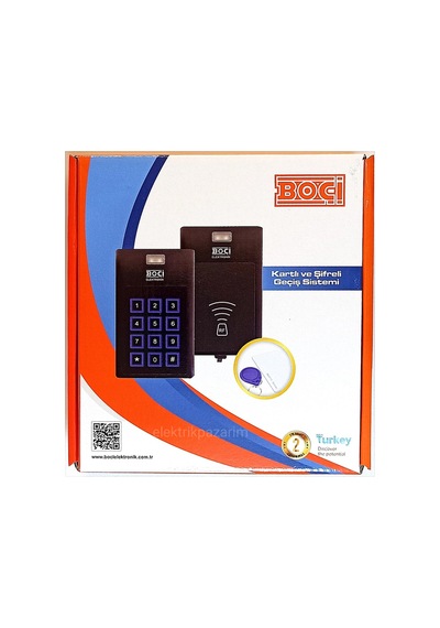 Boçi Şifreli Ve Kartlı Geçiş Paneli Rfıd Manyetik Anahtarlık Ve Manyetik Kart