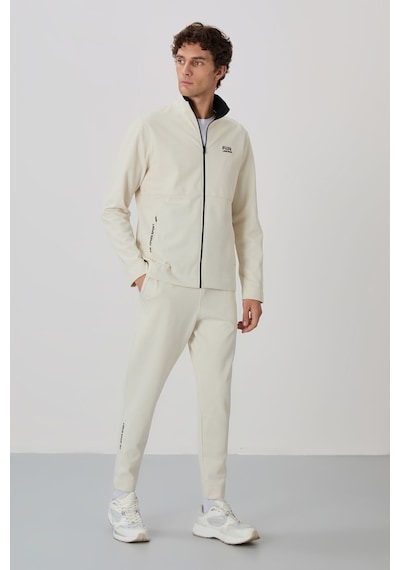 Tommy Life Carlos Bej Standart Kalıp Erkek Eşofman Takım - 85209 Bej