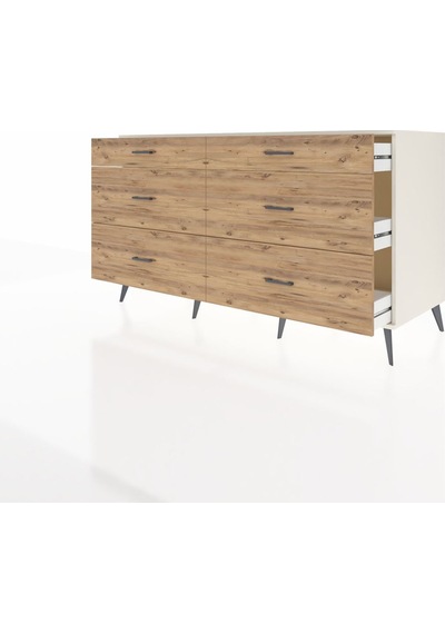 Kronos Konsol 6 Çekmeceli 176x59x99 Aytaşı-aytaşı/çam Aytaşı-aytaşı/çam