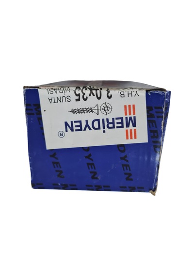 Meridyen Sunta Vidası 3.0 x 35 mm (Kutu İçinde 1000 Adet Bulunmak