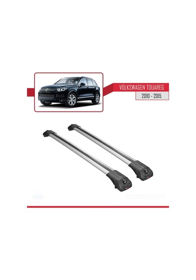 Volkswagen Touareg 2010-2015 Arası İle Uyumlu Ace-1 Ara Atkı Tavan Barı Gri