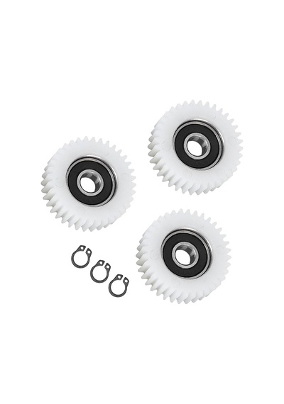 E-bike Pedal Destekli Dişli Rulmanlı Set 37t Sarı Plastik 3 Lü Dişli Takımı